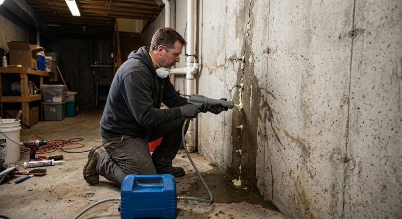 Basement Foundation Repair in Cayuga, IN