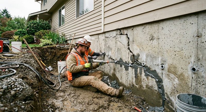 Basement Foundation Repair in Cayuga, IN