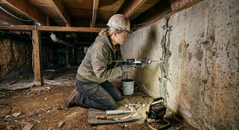 Basement Foundation Repair in Clay County, IN