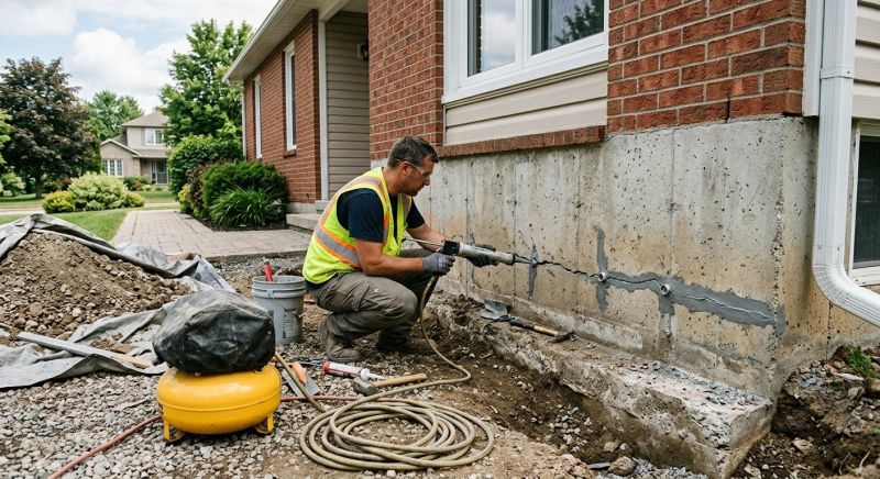 Basement Foundation Repair in Greencastle, IN