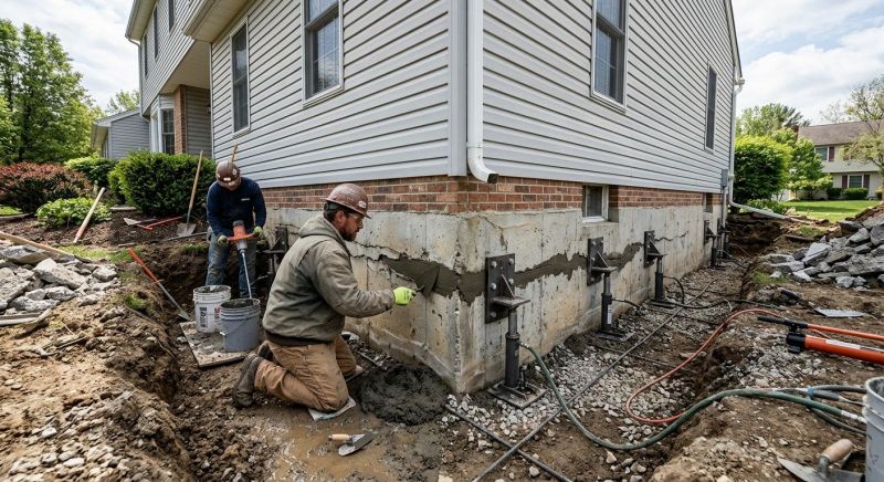 Basement Foundation Repair in Terre Haute, IN