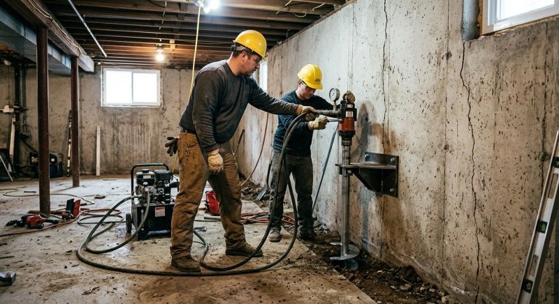 Basement Stabilization in Parke County, IN