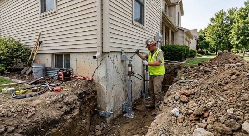Concrete Foundation Repair in Clay County, IN