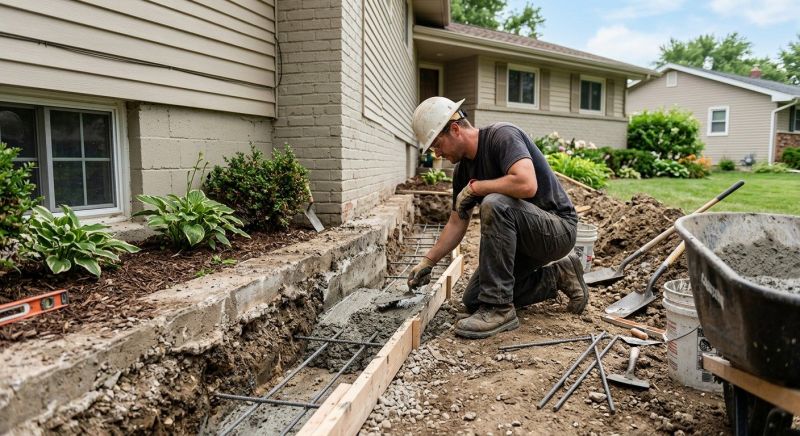 Concrete Foundation Repair in Clay County, IN