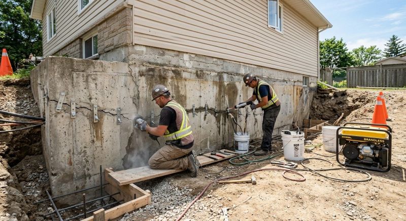 Concrete Foundation Repair in Mecca, IN