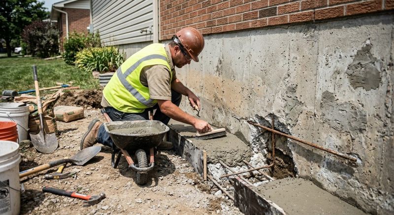 Concrete Foundation Repair in Mecca, IN