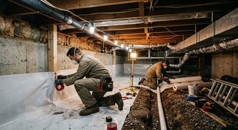Crawl Space Leveling in Parke County, IN