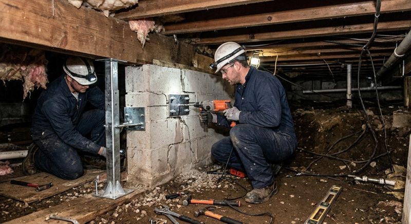 Crawlspace Foundation Repair in Mecca, IN