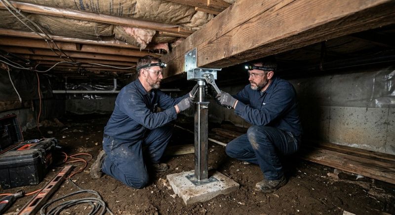 Crawlspace Foundation Repair in Rockville, IN