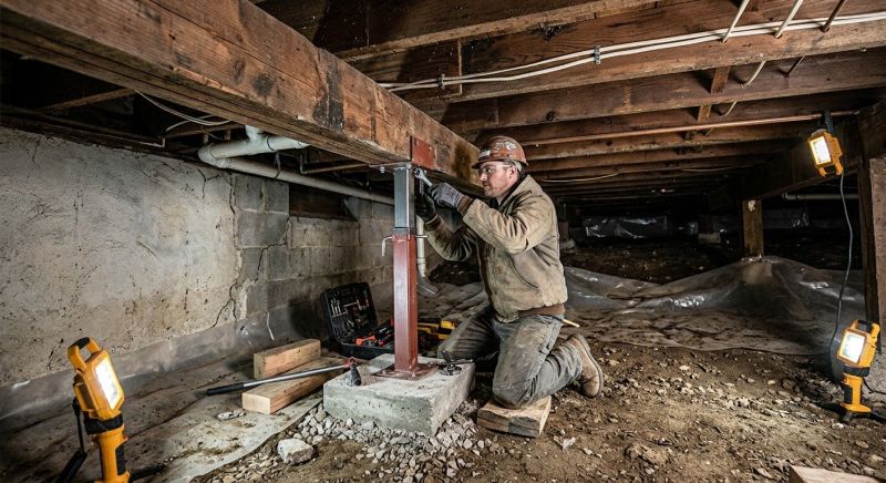 Crawlspace Foundation Repair in Rockville, IN