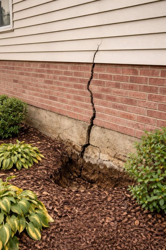 Foundation Crack Repair in Mecca, IN