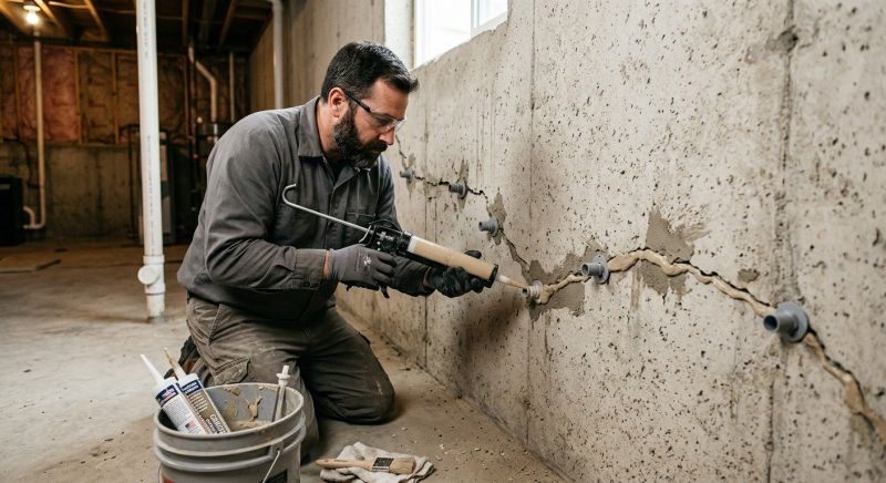 Foundation Cracks Repair in Parke County, IN