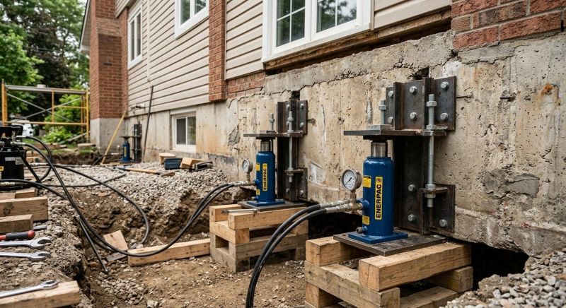 Foundation Jacking in Cayuga, IN