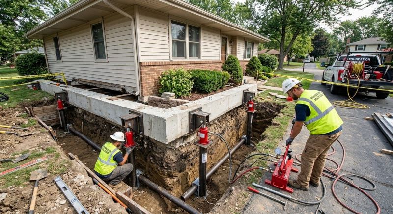 Foundation Jacking in Clay County, IN