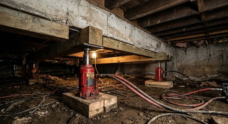 Foundation Jacking in Parke County, IN