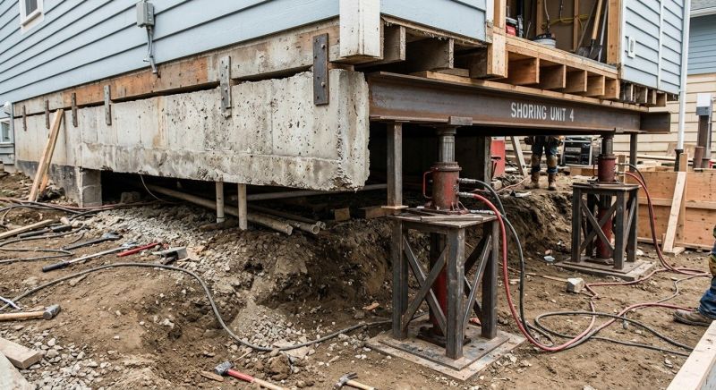Foundation Jacking in Mecca, IN
