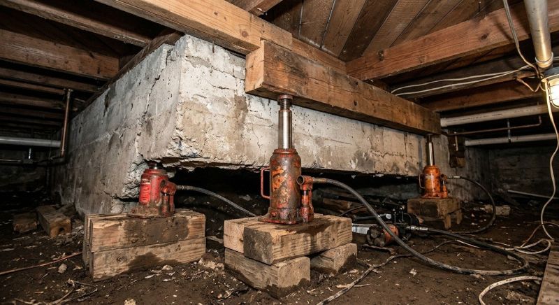 Foundation Jacking in Mecca, IN