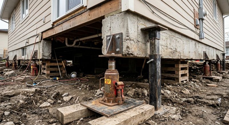 Foundation Jacking in Terre Haute, IN