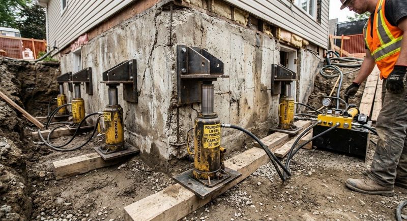 Foundation Jacking in West Terre Haute, IN