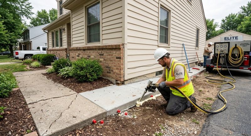 Foundation Lifting in Cayuga, IN