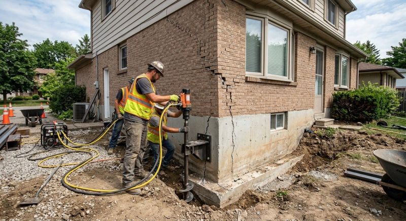 Foundation Lifting in Clay County, IN