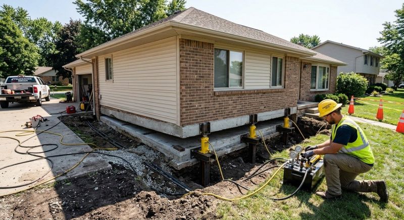 Foundation Lifting in Clay County, IN