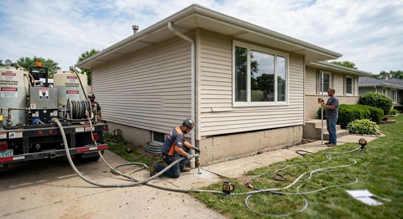 Foundation Lifting in Terre Haute, IN
