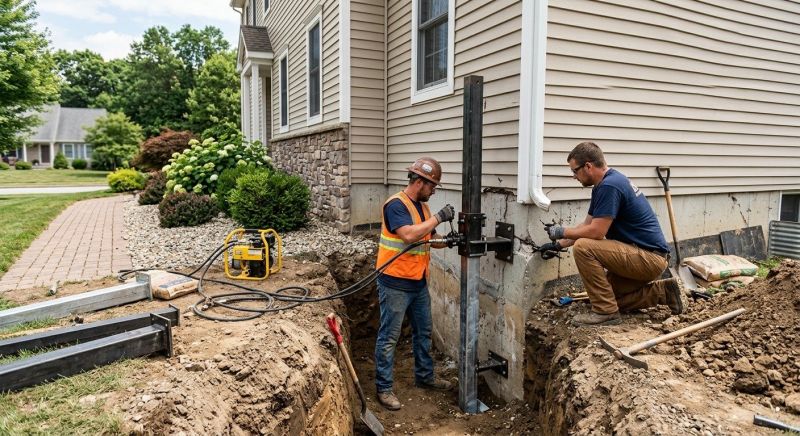 Foundation Stabilizing in Cayuga, IN