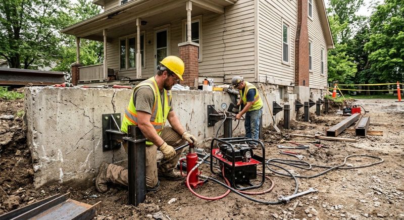 Foundation Stabilizing in Terre Haute, IN