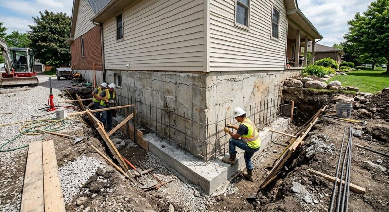 Foundation Strengthening in Parke County, IN