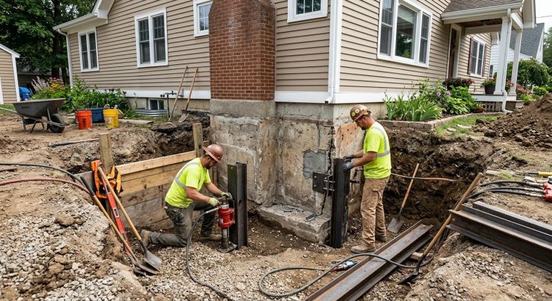 Foundation Structural Repair in Cayuga, IN