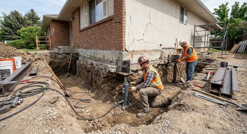 Foundation Structural Repair in Mecca, IN
