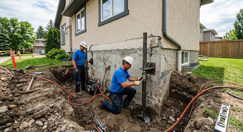 Helical Piers Installation in Parke County, IN