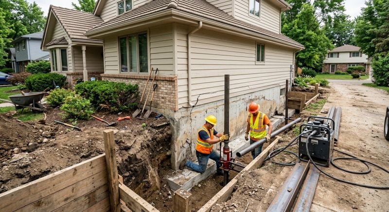 Home Foundation Repair in Rockville, IN