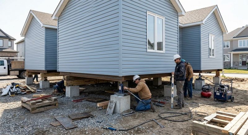 House Leveling in Mecca, IN
