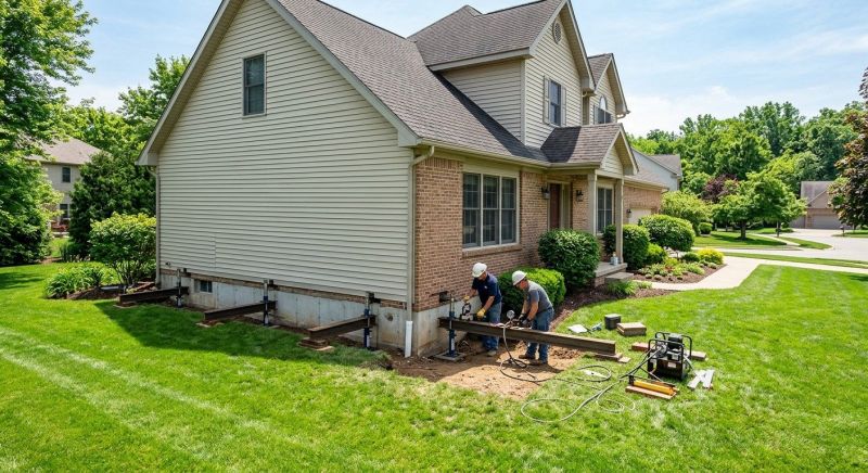 Settling Foundation Service in Greencastle, IN