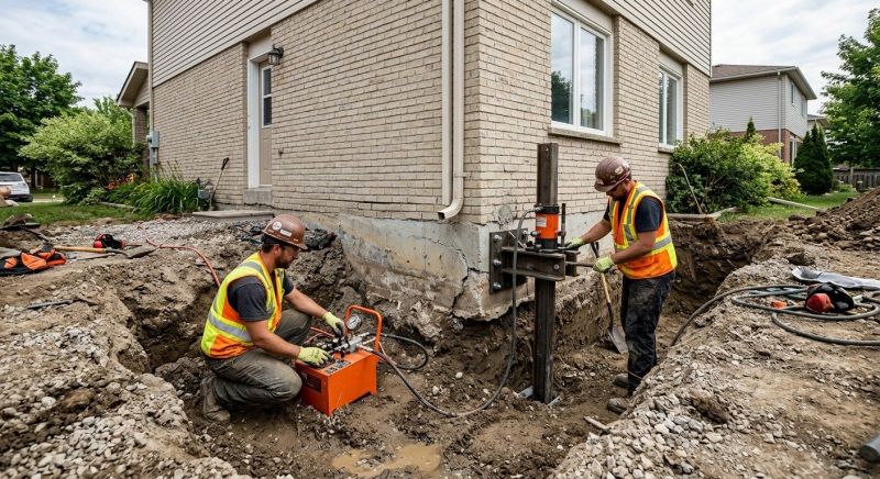 Sinking Foundation Lifting in Parke County, IN