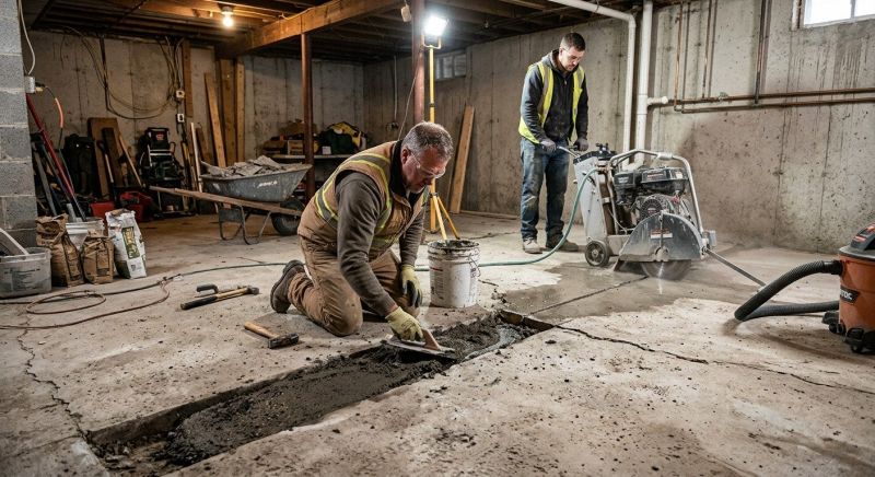 Slab Foundation Repair in Parke County, IN