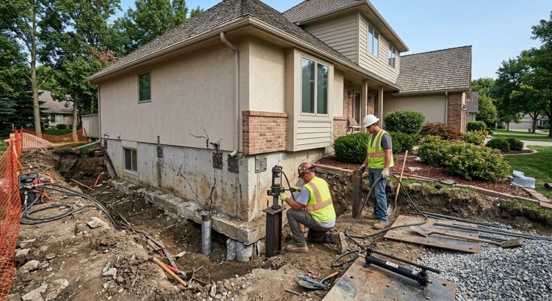 Structural Foundation Repair in Cayuga, IN