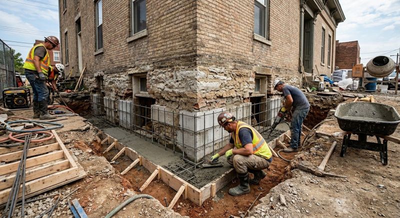 Underpinning Repair in Parke County, IN